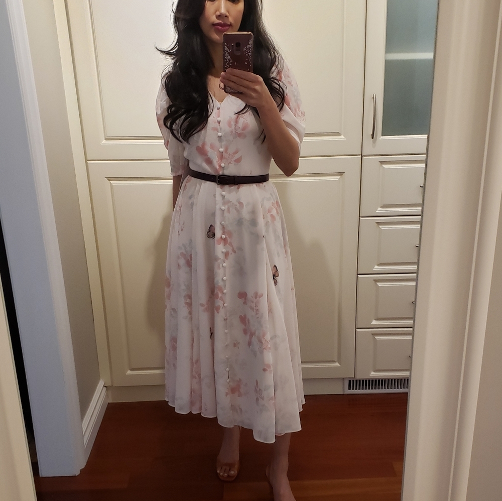 Rachel Parcell Romantic Floral Dress